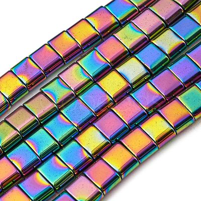 Electroplated Non-magnetic Synthetic Hematite Beads Strands G-C106-B02-16B-1