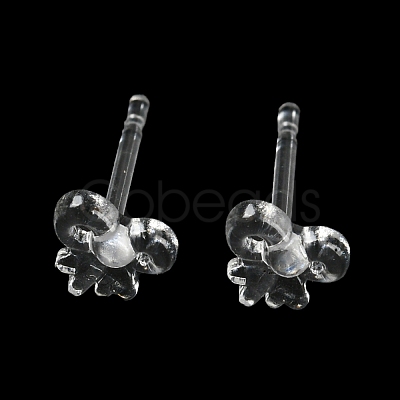 Resin Stud Earring Findings X1-FIND-H046-09-1