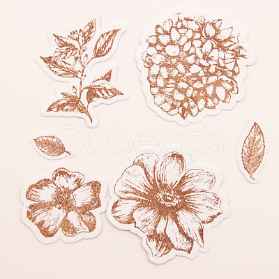 Clear Silicone Stamps and Carbon Steel Cutting Dies Set DIY-F105-06-1