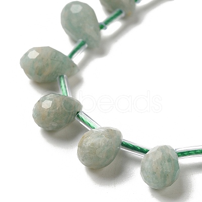 Natural Amazonite Beads Strands G-H297-B07-01-1