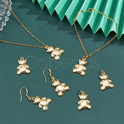 CHGCRAFT 12Pcs Brass Pendants KK-CA0002-13-1