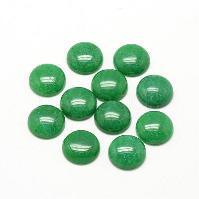 Natural White Jade Cabochons G-R416-10mm-08-1