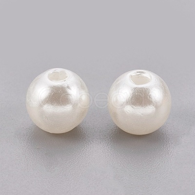 ABS Plastic Imitation Pearl Beads KY-G009-5mm-02-1