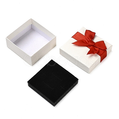 Square Cardboard Jewelry Set Box CBOX-Q038-01A-1