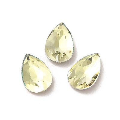 Glass Rhinestone Cabochons RGLA-P037-11B-D337-1