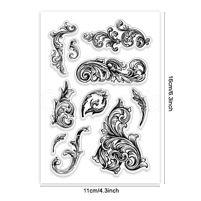 Custom PVC Plastic Clear Stamps DIY-WH0618-0015-1