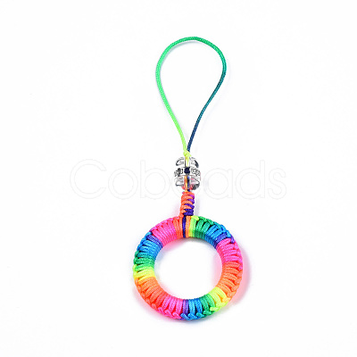 Polyester Tassel Woven Big Pendant Decorations FIND-N052-001-1