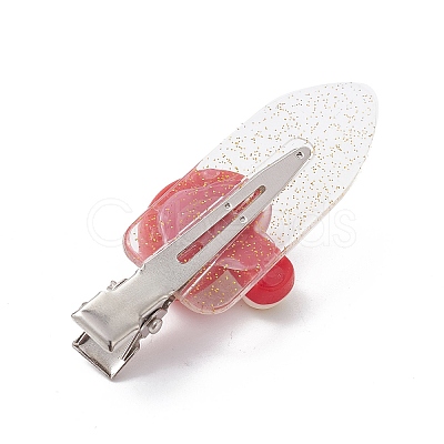 Opaque Resin Alligator Hair Clips PHAR-JH00100-01-1