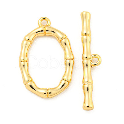 Brass Toggle Clasps KK-A223-13G-1