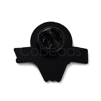 Basketball Theme Black Alloy Brooches JEWB-C032-04B-EB-1