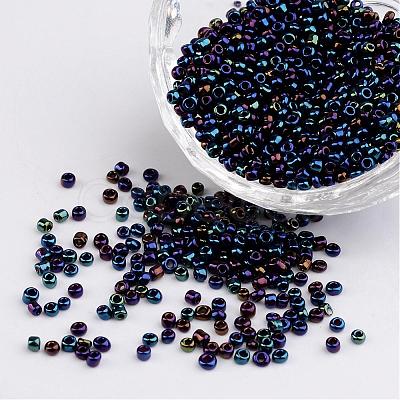 12/0 Iris Round Glass Seed Beads X-SEED-A009-2mm-604-1