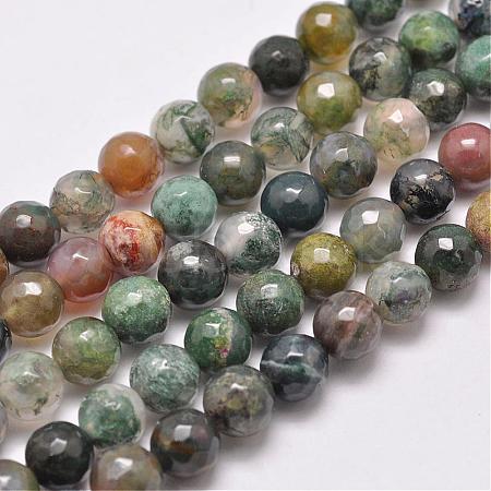 Natural Indian Agate Beads Strands G-F349-02-10mm-1