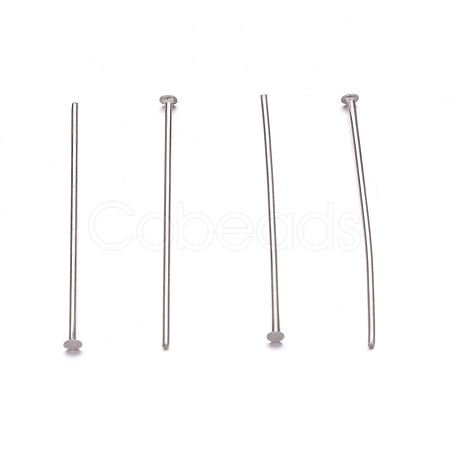 304 Stainless Steel Flat Head Pins STAS-F117-58P-1.8x27-1