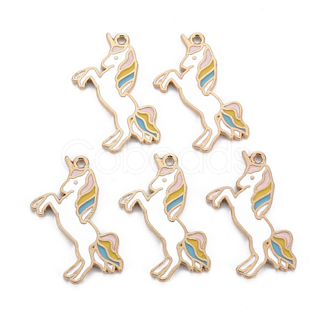 Alloy Enamel Pendants ENAM-S126-088-NR-1