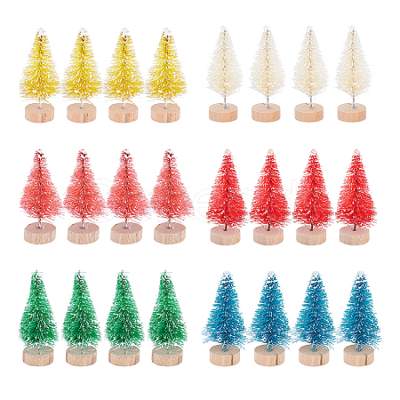 Christmas Tree Plastic Home Ornaments DJEW-WH0015-04-1