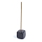 Natural Obsidian Incense Burners Holder, Aromatherapy Furnace Home Decor, Cube, 15~25mm