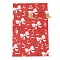 Christmas Deer Plastic Packing Pouches Drawstring Bags, Rectangle, Crimson, 17.5x12x0.01cm