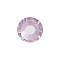 Preciosa&reg Crystal Hotfix Flatback Stones, Czech Crystal, Round(438 11 612 Chaton Rose VIVA 12 &reg), 70230 Pale Lilac, SS16(3.8~4mm)