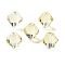 K9 Glass, Imitation Austrian Crystal Beads, Faceted, Bicone, Pale Goldenrod, 6x6x6mm, Hole: 0.9mm