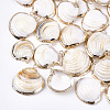 Electroplate Sea Shell Pendants SSHEL-T009-01-1