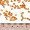 6/0 Opaque Colors Lustered Round Glass Seed Beads X-SEED-A012-4mm-130-3