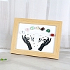 Natural & Synthetic Gemstone and Wooden Picture Frame PW-WG844A8-04-1