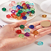  90pcs 6 colors Transparent Resin Beads RESI-TA0001-58-20