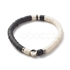 Handmade Polymer Clay Heishi Beads Stretch Bracelets Set BJEW-JB07443-8