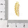 Rack Plating Brass Micro Pave Cubic Zirconia Pendants KK-S396-38G-3