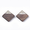 Resin & Walnut Wood Pendants RESI-S358-31C-2