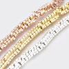 Electroplated Non-magnetic Synthetic Hematite Bead Strand G-E495-13-1