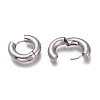 Tarnish Resistant 201 Stainless Steel Huggie Hoop Earrings EJEW-O095-05-14-3