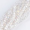 Electroplate Glass Beads Strands EGLA-F121-AB-A02-1