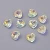 Faceted Glass Charms X-RGLA-L026-B05-1