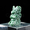 Natural Qinghai Jade Sculpture Display Decorations G-PW0004-64H-1