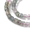 Gradient Color Natural Colorful Fluorite Beads Strands G-NH0034-A02-01-3