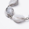 Bracelets & Earrings & Necklaces Jewelry Sets SJEW-JS01046-5