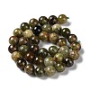 Natural Green Garnet Beads Strands G-Z034-B14-03-3
