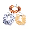 Imitation Gemstone Style Acrylic Bracelets BJEW-JB04583-1