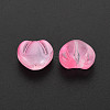 Two Tone Transparent Spray Painted Glass Beads GLAA-T022-24-C06-2