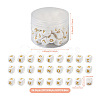 Biyun 52Pcs 26 Style Food Grade Eco-Friendly Silicone Beads SIL-BY0001-05-4