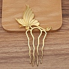 Alloy Hair Comb Findings PW-WG64051-02-1