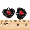 Alloy Glass Charms FIND-G061-09EB-3