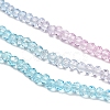 Transparent Painted Glass Beads Strands DGLA-A034-T1mm-A22-4