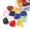 32Pcs 8 Colors Transparent Frosted Glass Beads Strands GLAA-FS0001-60-4