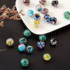 Handmade Lampwork Beads Strands LAMP-CD0001-07-4