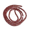 Natural Garnet Beads Strands X-G-B088-C11-02-3