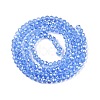 Electroplate Glass Beads Strands EGLA-A044-T2mm-A14-3