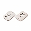 201 Stainless Steel Charms X-STAS-E188-01P-3