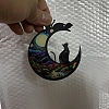 Moon with Cat Window Suncatchers PW-WG7D0D8-08-2